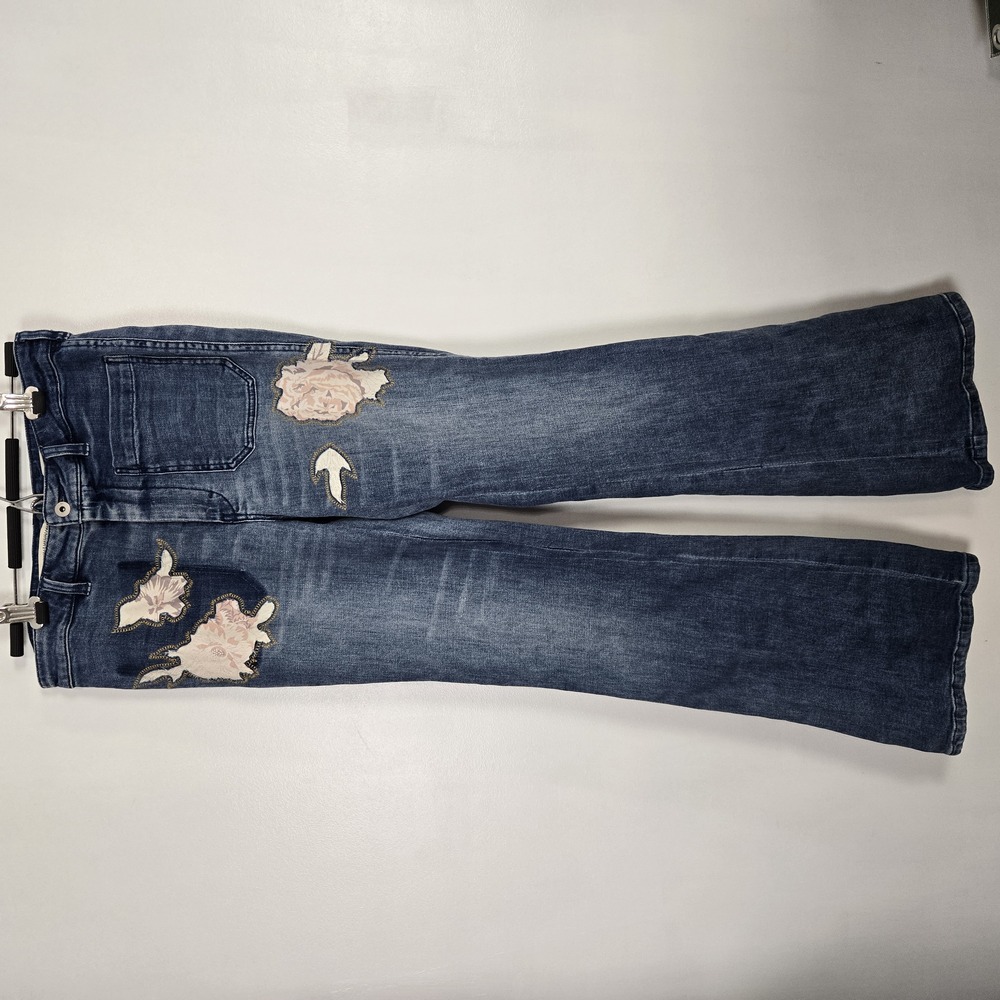 Pilcro and the Letterpress High-rise trouser bootcut Blue 30